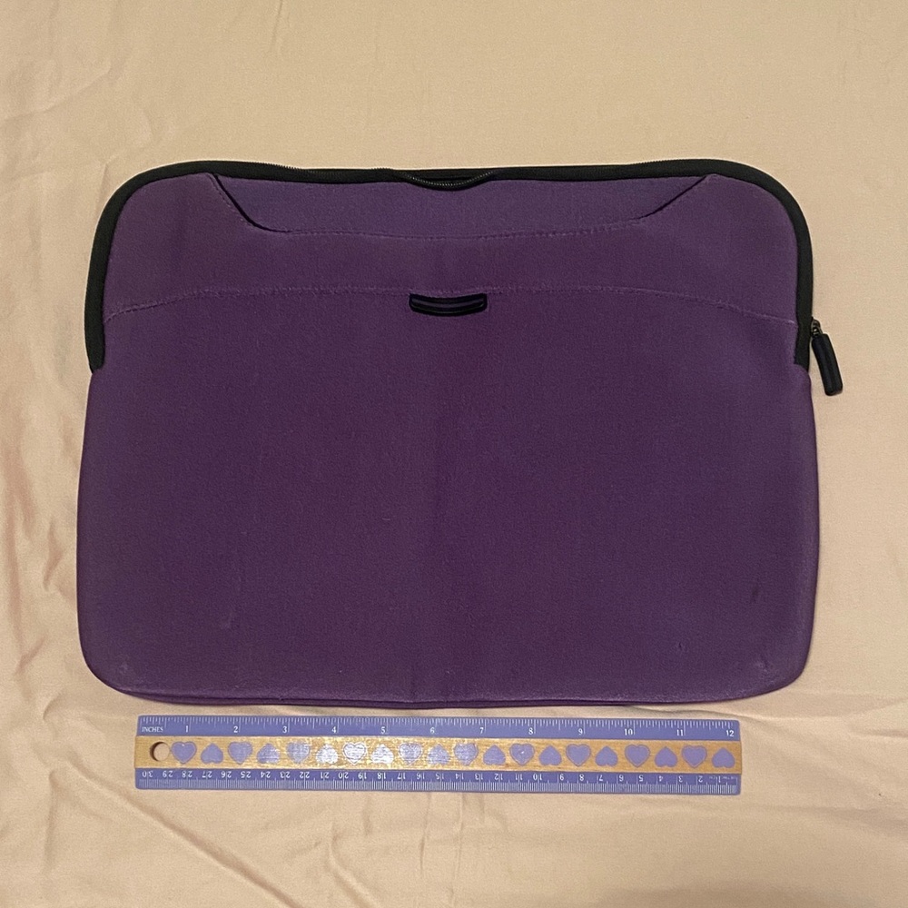 Purple Neoprene Laptop Sleeve